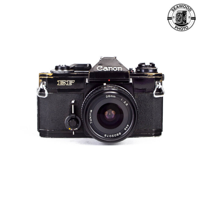Canon EF 35mm SLR w/ Tokina 28mm f/2.8 GOOD