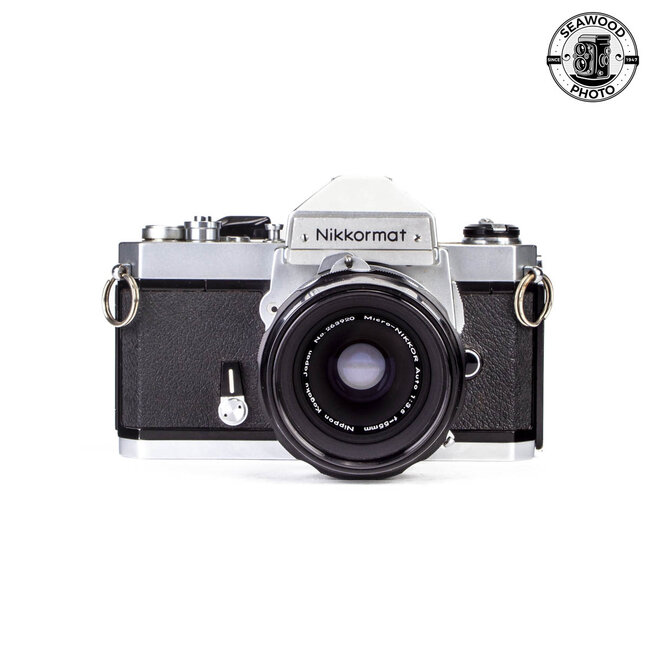 Nikkormat FT2 w/ Micro Nikkor 55mm f/3.5 GOOD
