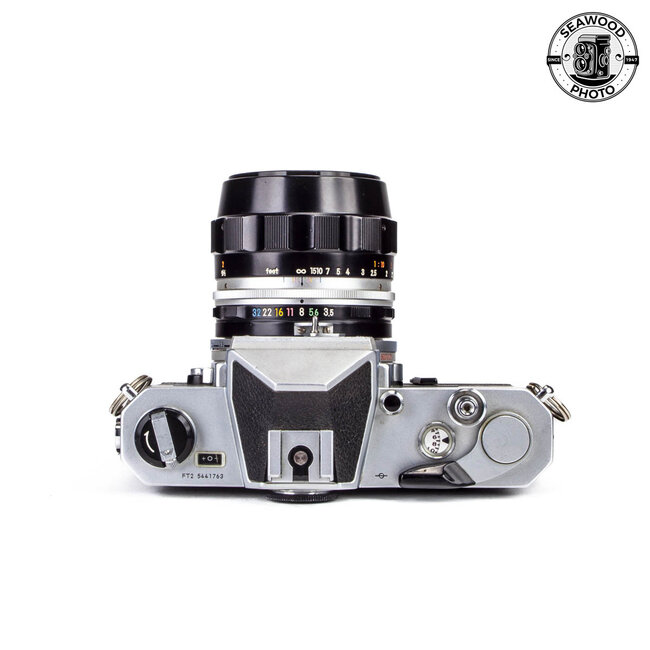 Nikkormat FT2 w/ Micro Nikkor 55mm f/3.5 GOOD
