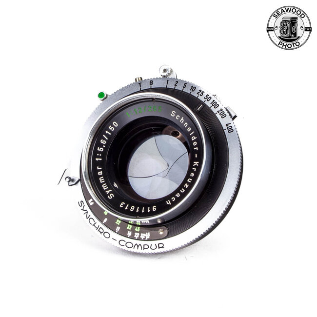 Schneider 150mm-265mm Convertible Symmar 4x5 Lens in Compur Shutter GOOD+