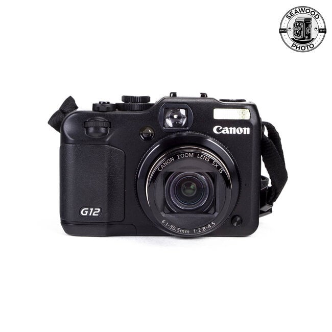Canon PowerShot G12 10MP Digital Point & Shoot EXCELLENT