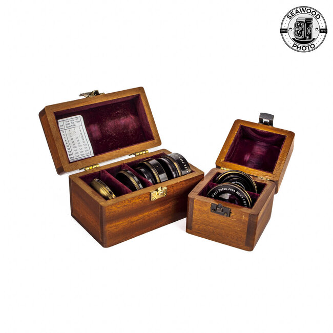 Rare Zeiss Jena Series IV Protarlinse Convertible Lens Set