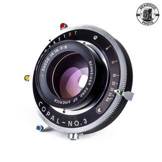 Schneider Schneider Goerz 14" f/8 Gold Dot Dagor in Copal 3 Shutter EXCELLENT