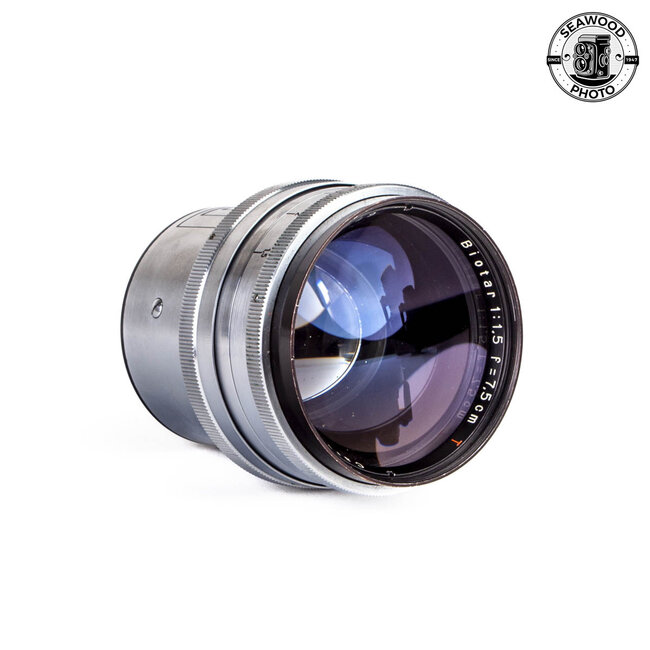 Carl Zeiss Jena 75mm f/1.5 Biotar Red-T Version II for Exakta EXCELLENT