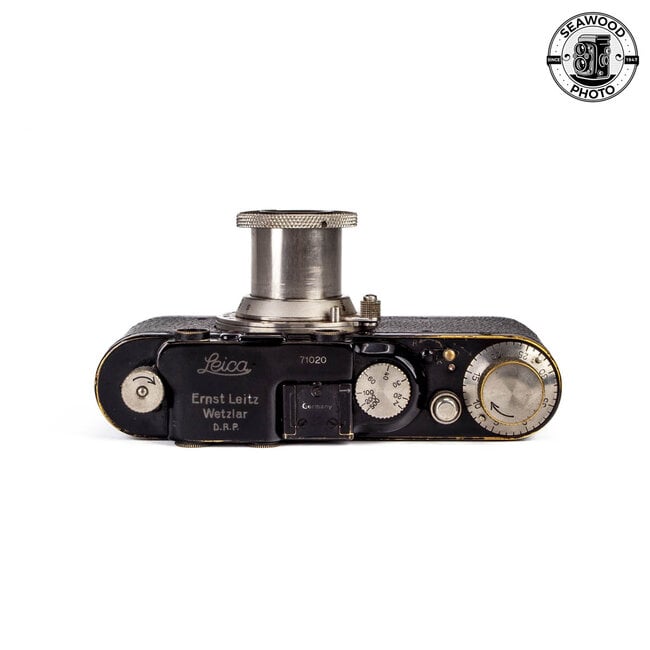 Leica I Conversion II Black Paint Camera with 50mm f/3.5 Elmar