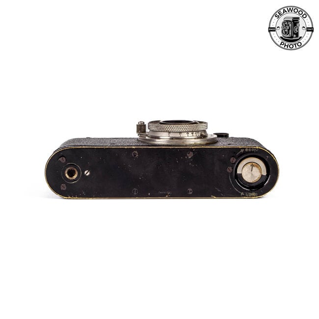 Leica I Conversion II Black Paint Camera with 50mm f/3.5 Elmar
