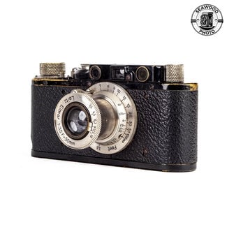 Leica Leica I Conversion II Black Paint Camera with 50mm f/3.5 Elmar