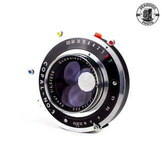 Schneider Schneider 210mm f/4.5 Xenar 4x5 Lens in Copal No. 3 Shutter GOOD+