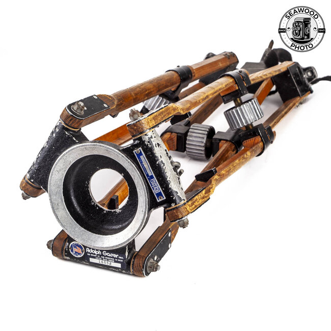 Peter Lisand Wood Tripod w/4 -3/8 Inch Bowl 110mm GOOD