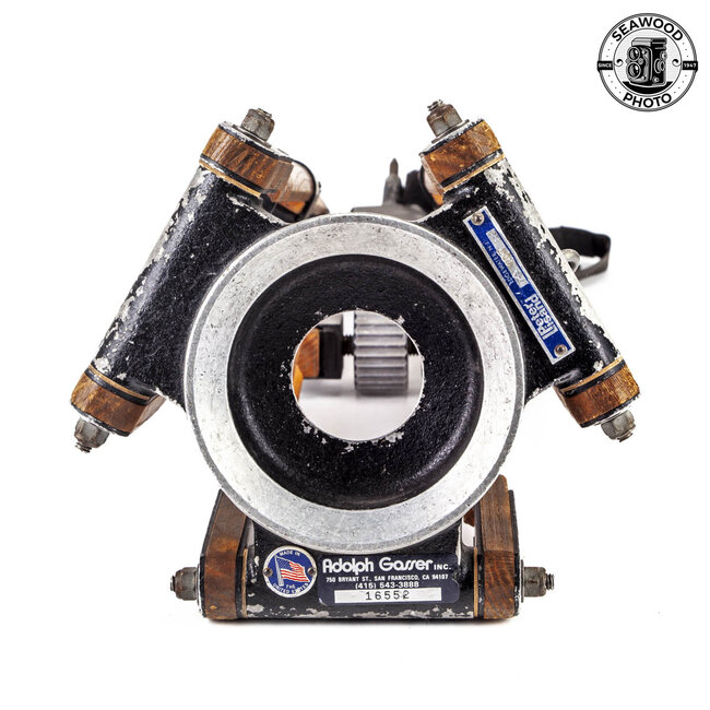 Peter Lisand Wood Tripod w/4 -3/8 Inch Bowl 110mm GOOD