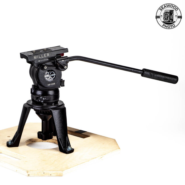 Miller 30 Series II Fluid Head w/ Alan Gordon Hi Hat Base GOOD