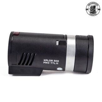 Flashpoint Godox Xplor 300 Pro TTL R2 Flash with Protector and Case LIKE NEW