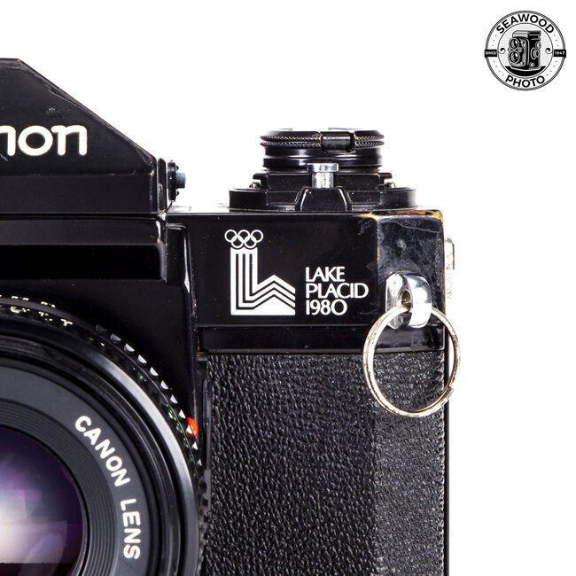 Canon F-1 Lake Placid 1980 Winter Olympics Edition w/ FD 50mm f/1.8 GOOD