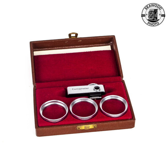 Zeiss Ikon Contameter Close-Up Set - Proxar 20, 30, 50 Lenses/Finder   for Contax