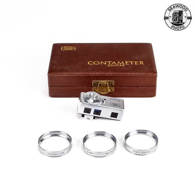 Zeiss Ikon Contameter Close-Up Set - Proxar 20, 30, 50 Lenses/Finder   for Contax