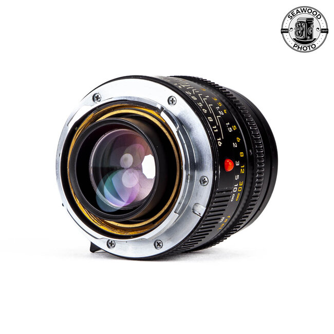 Leica Summilux M 35mm f/1.4 ASPH Black Lens 11874 GOOD
