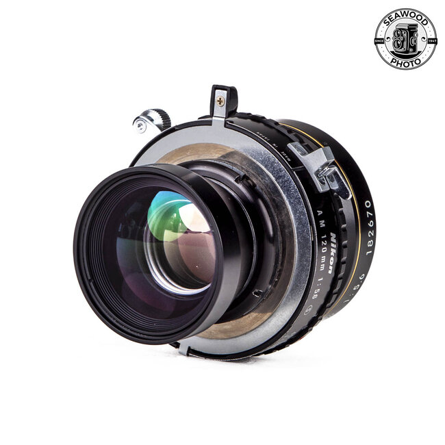 Nikon Nikkor-AM * ED 120mm f/5.6 Macro 4x5 Lens in Copal 0