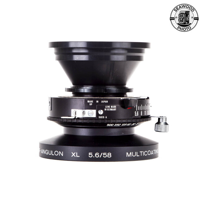 Schneider 58mm f/5.6  Super-Angulon XL 4x5 Lens EXCELLENT
