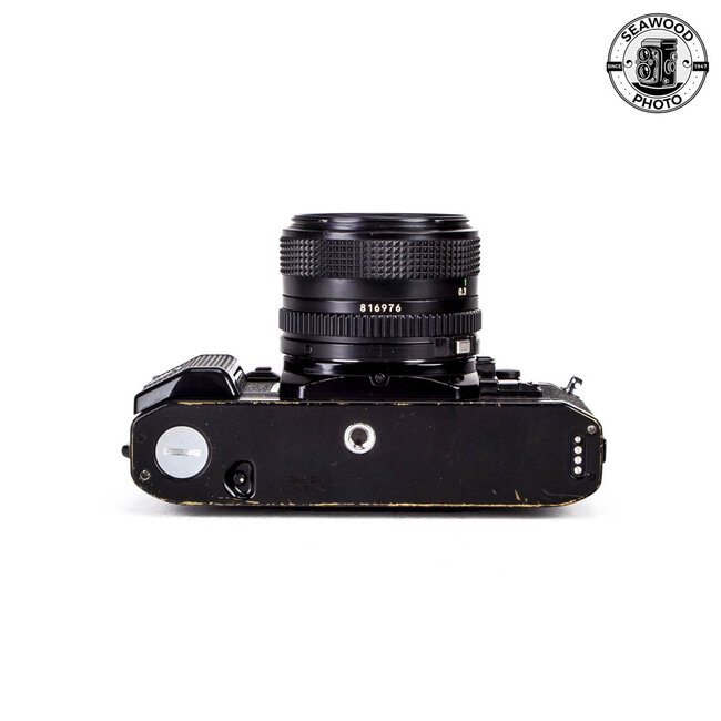 Canon A-1 35mm SLR w/ FD 28mm f/2.8 GOOD