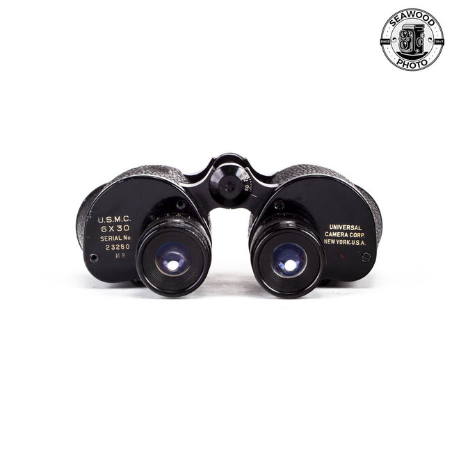 USMC 6x30 Binoculars Universal Camera Corp UGLY, AS-IS