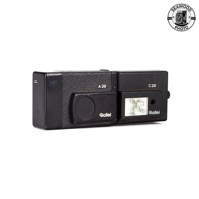 Rollei A26 Sonnar 40mm f/3.5 w/ C26 Flash FOR PARTS
