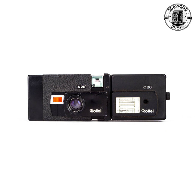 Rollei A26 Sonnar 40mm f/3.5 w/ C26 Flash FOR PARTS