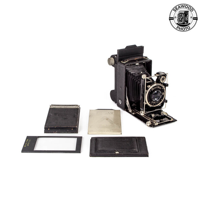 Zeiss Maximar w/Zeiss 105mm f/4.5, 120 Film Back GOOD+