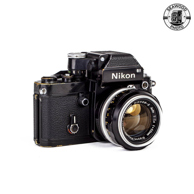 Nikon F2 w/ Nikkor Non Ai 50mm f/1.4 & DP-1 Finder GOOD