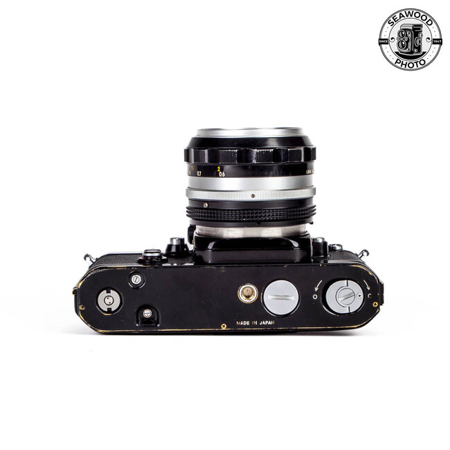 Nikon F2 w/ Nikkor Non Ai 50mm f/1.4 & DP-1 Finder GOOD
