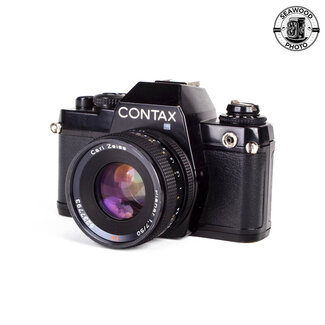 Contax Contax 139 Quartz 35mm SLR w/ Zeiss Planar 50mm f/1.7 GOOD
