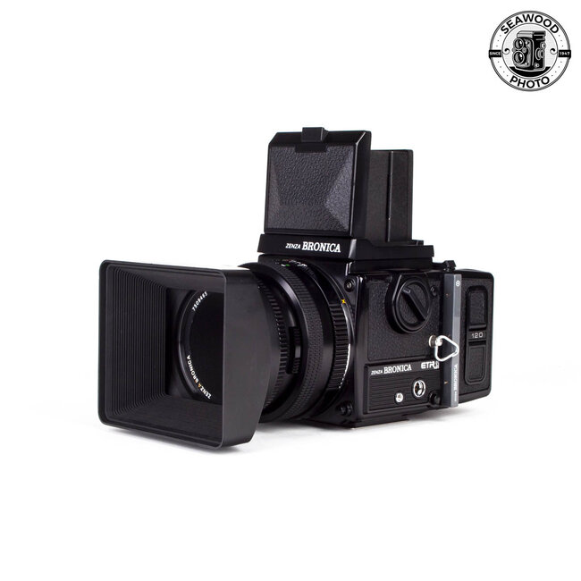 Zenza Bronica ETR Si w/75mm f/2.8+ Waist Level Finder GOOD+
