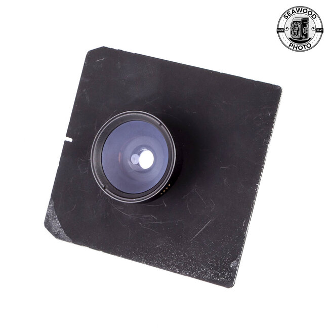 Schneider 65mm f/8 Super-Angulon 4x5 Lens in Synchro-Compur Shutter EXCELLENT