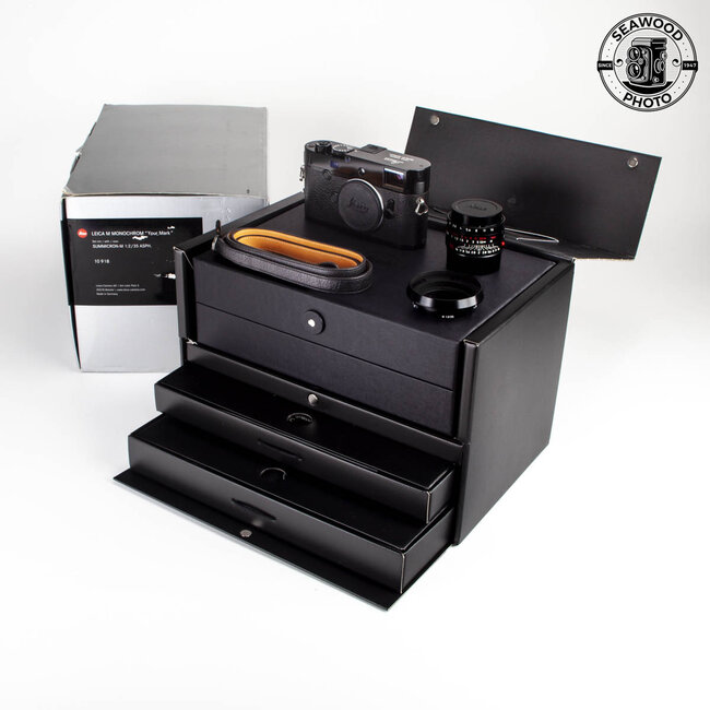 Leica M Monochrom (Typ 246) “Your Mark” Edition Black Paint w/Summicron-M 35 mm f/2 ASPH EXCELLENT