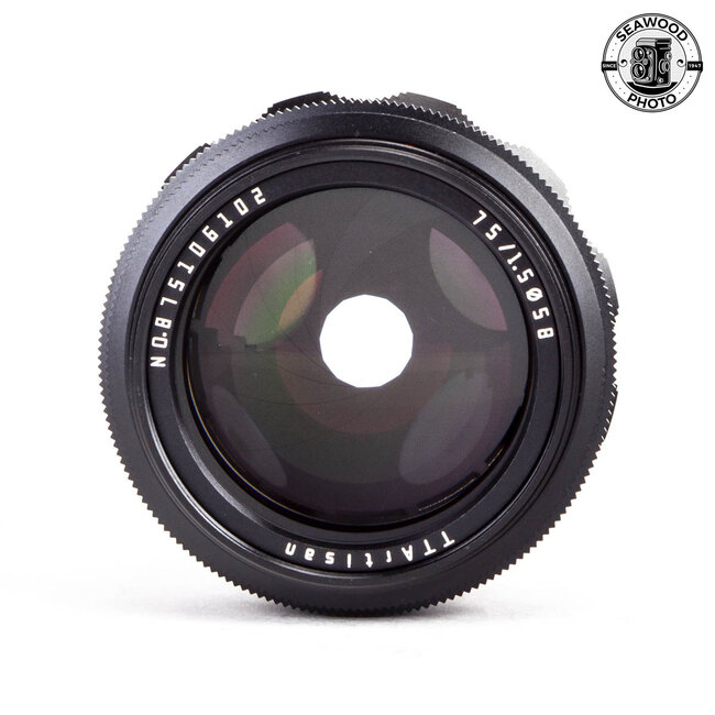 TTArtisan 75mm F1.5 Swirly Bokeh Full Frame Pentax  M42 Mount LIKE NEW