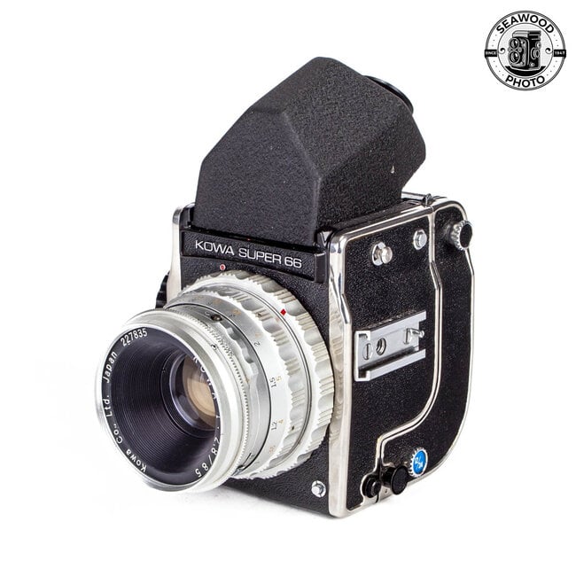 Kowa Super 66 w/ 85mm f2.8 and Accessories GOOD+