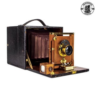 Kodak Kodak No. 4 Folding Kodet Horizontal Version w/2 Walker Eastman Roll Backs