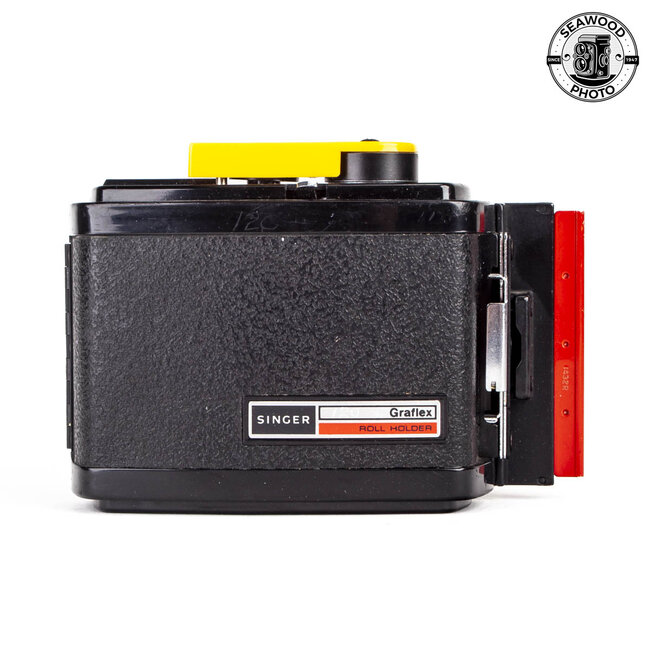 Graflex (Singer) RH-10 6x7 Roll Film Back for 120 Film GOOD+