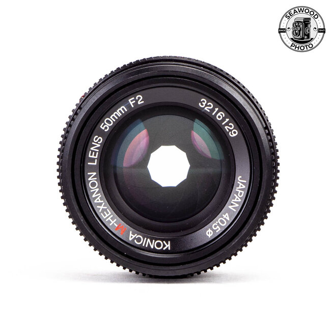 Konica M-Hexanon 50mm f/2 M Mount EXCELLENT