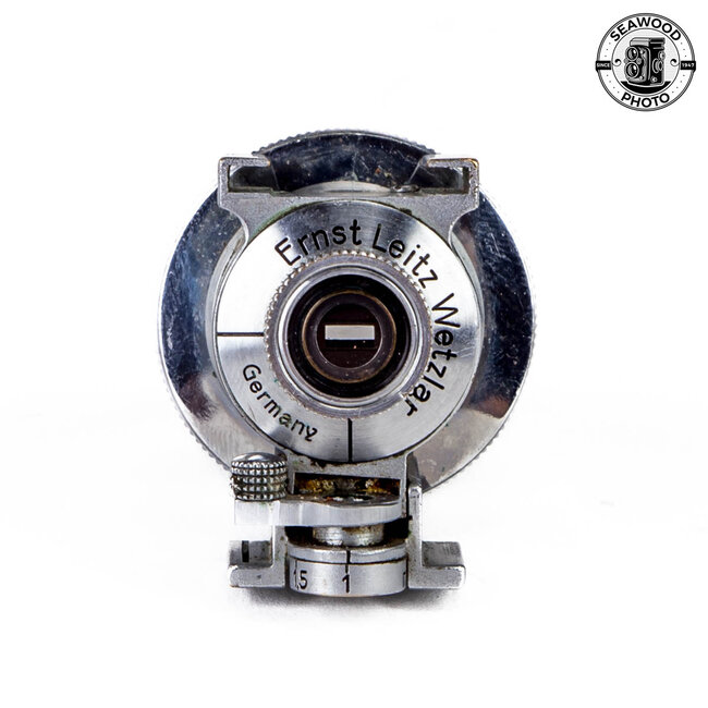 Leitz Leica VIDOM Universal Viewfinder Chrome w/Case GOOD