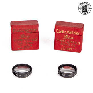Leica Leica ELPIK No. 1 and ELPET No. 3 Close up Lenses for Elmar 50mm f/3.5 GOOD+