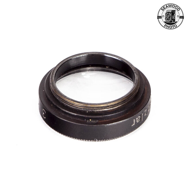 Leica ELPIK No. 1 and ELPET No. 3 Close up Lenses for Elmar 50mm f/3.5 GOOD+