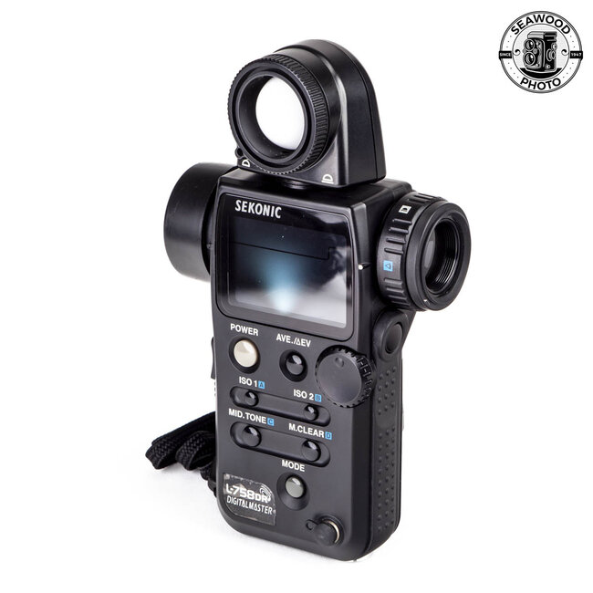 Sekonic L-758DR DigitalMaster Ambient/Flash/Spot Light Meter EXCELLENT