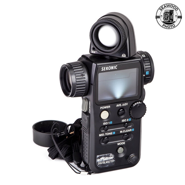 Sekonic L-758DR DigitalMaster Ambient/Flash/Spot Light Meter EXCELLENT