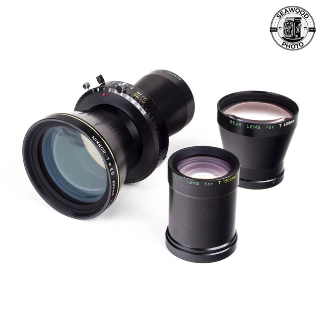 Complete Nikkor - T * ED 600mm, 800mm, 1200mm Set for 8x10 EXCELENT