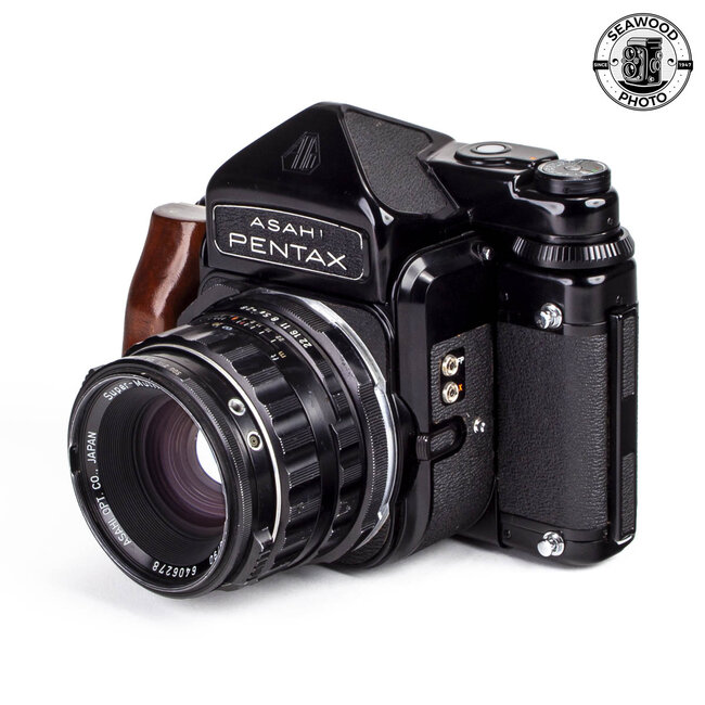 Pentax 67 w/ 90mm f/2.8 & Right Hand Grip GOOD (No Meter)