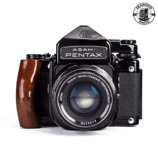 Pentax 67 w/ 90mm f/2.8 & Right Hand Grip GOOD (No Meter)