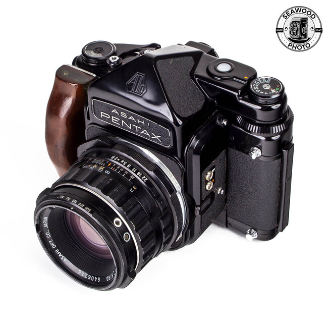 Pentax 67 w/ 90mm f/2.8 & Right Hand Grip GOOD (No Meter)