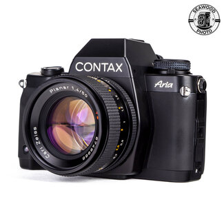 Contax Contax Aria 35mm SLR w/ Zeiss Planar T* 50mm f/1.4 EXCELLENT
