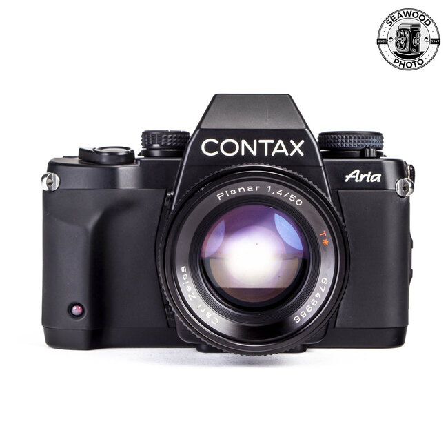 Contax Aria 35mm SLR w/ Zeiss Planar T* 50mm f/1.4 EXCELLENT