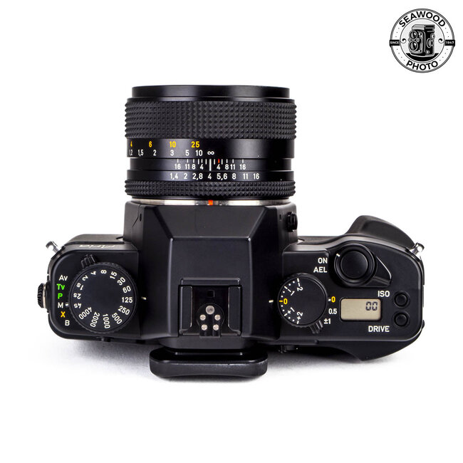 Contax Aria 35mm SLR w/ Zeiss Planar T* 50mm f/1.4 EXCELLENT